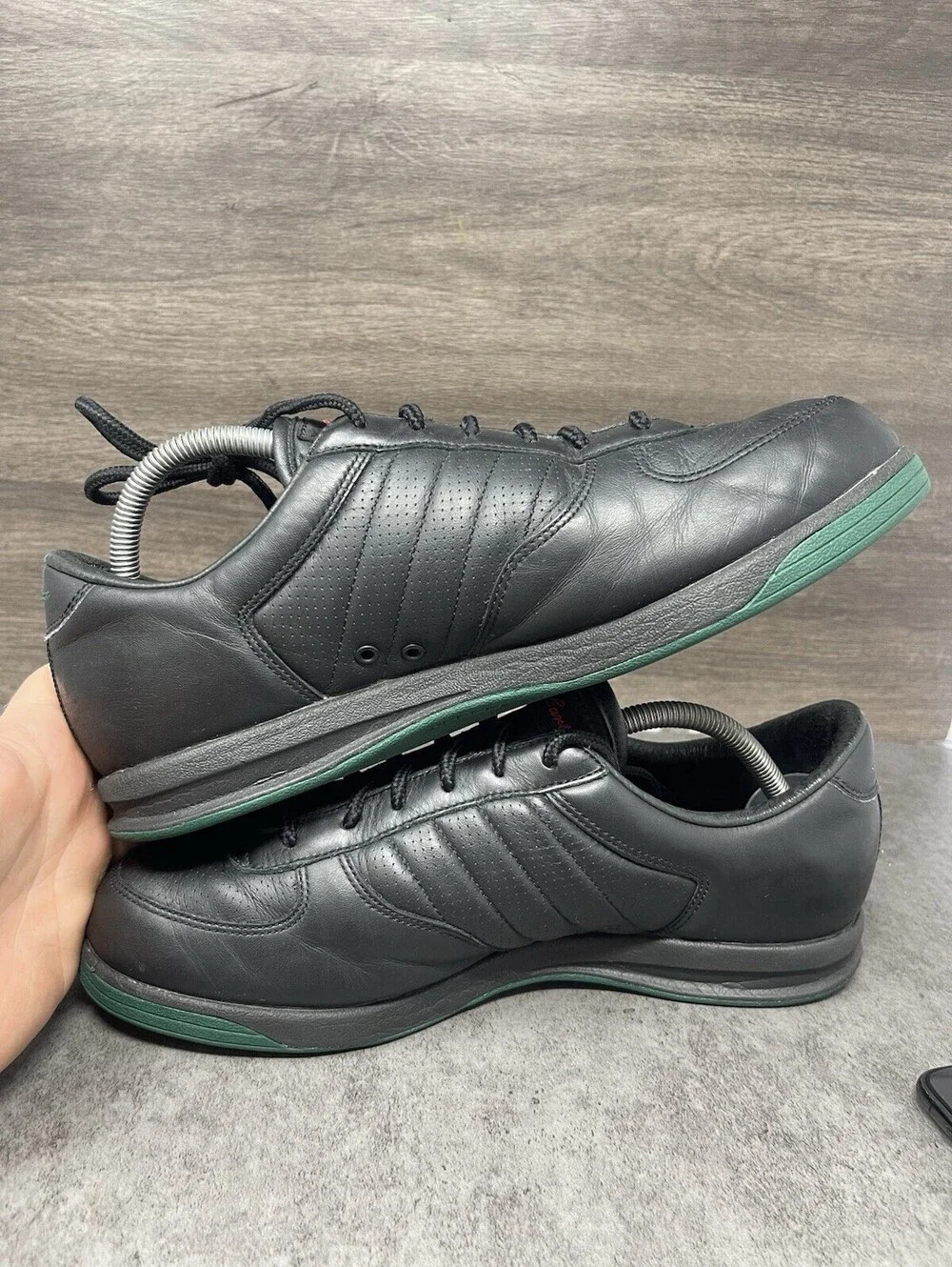 Reebok S Carter Classic Low Jay Z Black Green Size 9.5 Mens Leather 10-101566
